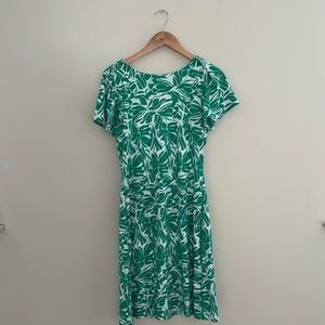 Green Floral Dress